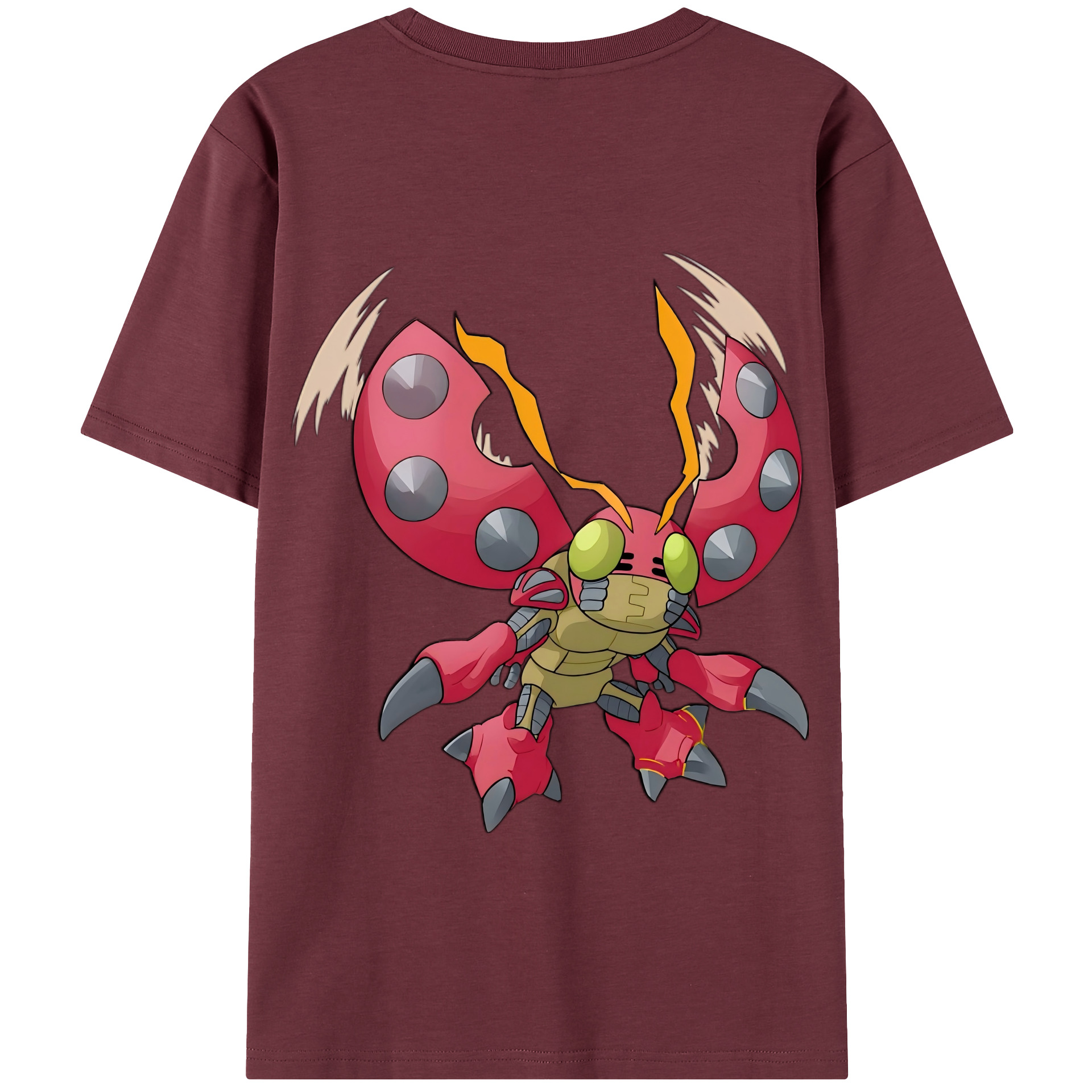 （画像用） Digimon デジタルモンスター/デジモン 綿100％半袖Tシャツ（背面プリント）